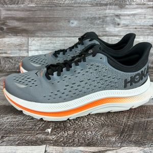 Size 11 Hoka Kawana Black Lunar Rock Grey White Mens Road Running Shoes